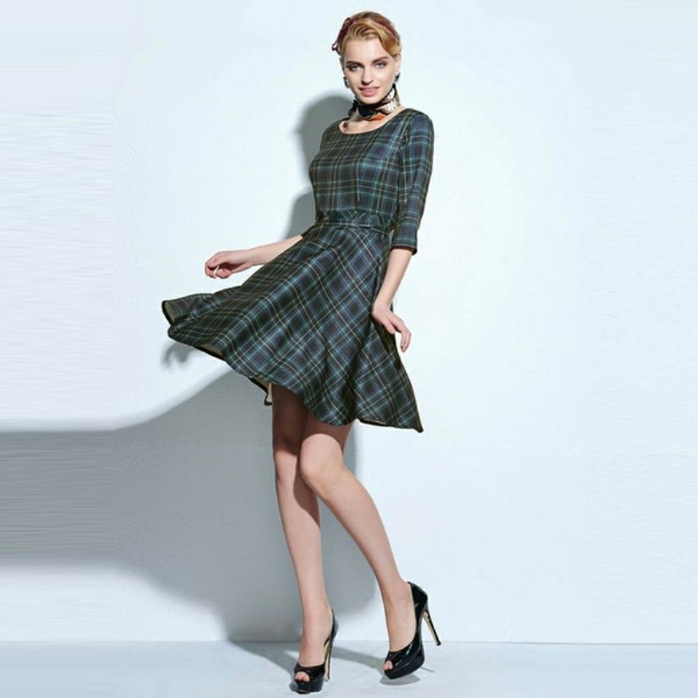 NWT - Clocolor | Plaid Dress